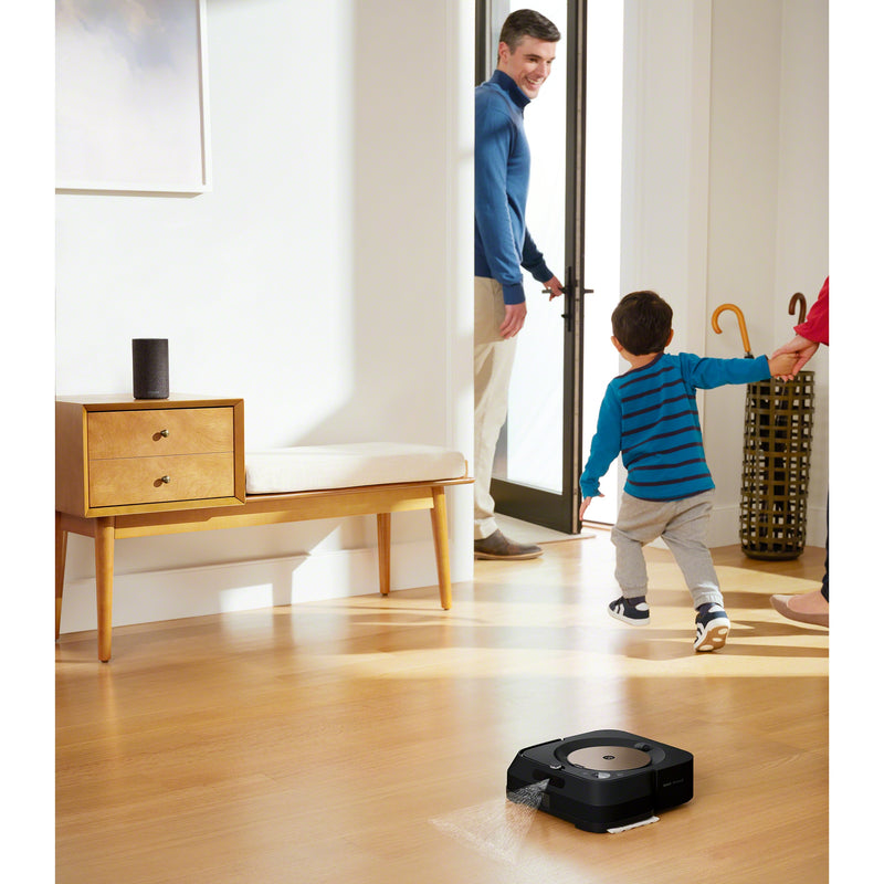  iRobot Braava Jet M6 (6110) Ultimate Robot Mop- Wi-Fi  Connected, Precision Jet Spray, Smart Mapping, Works with Alexa, Ideal for  Multiple Rooms, Recharges and Resumes, White, Braava M6