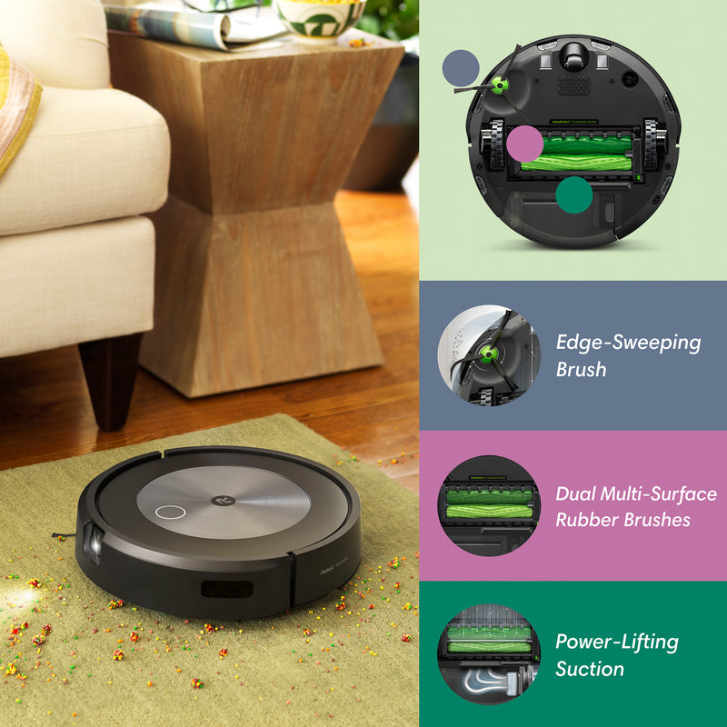 Wifi Connected Roomba® j7+ Self-Emptying Robot Vacuum