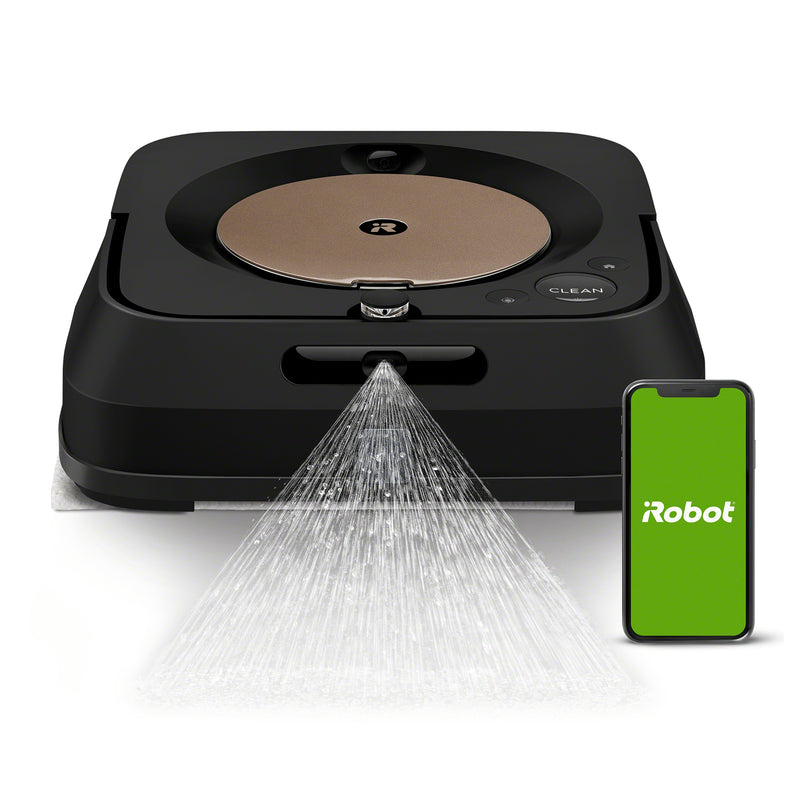  iRobot Braava Jet M6 (6110) Ultimate Robot Mop- Wi-Fi  Connected, Precision Jet Spray, Smart Mapping, Works with Alexa, Ideal for  Multiple Rooms, Recharges and Resumes, White, Braava M6